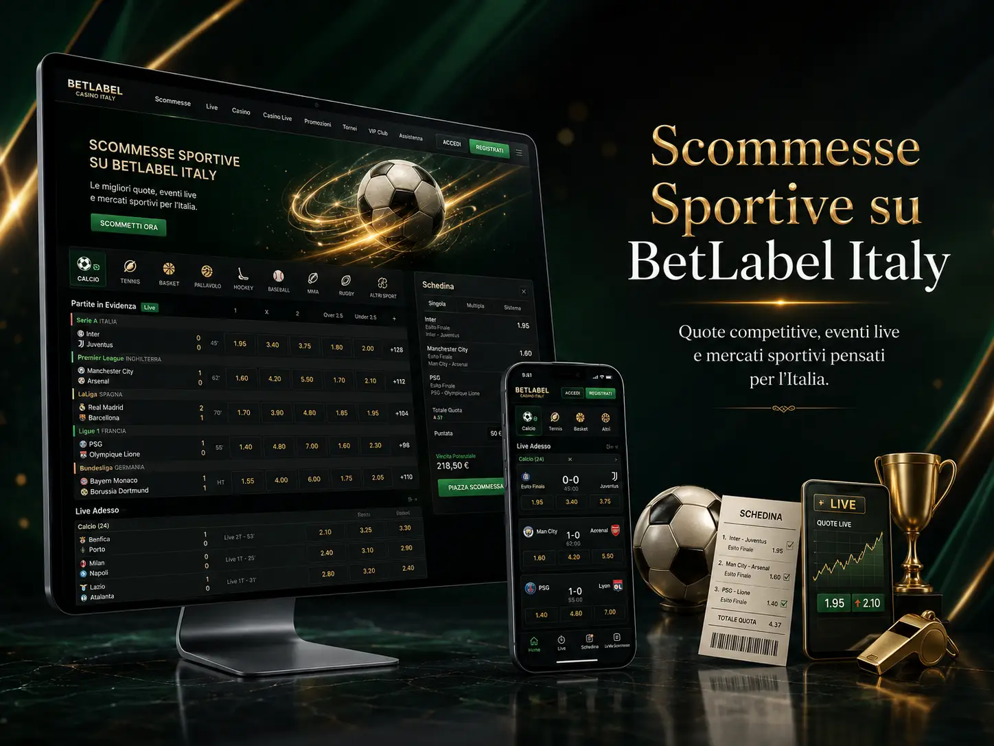 Scommesse Sportive su Betlabel Italy