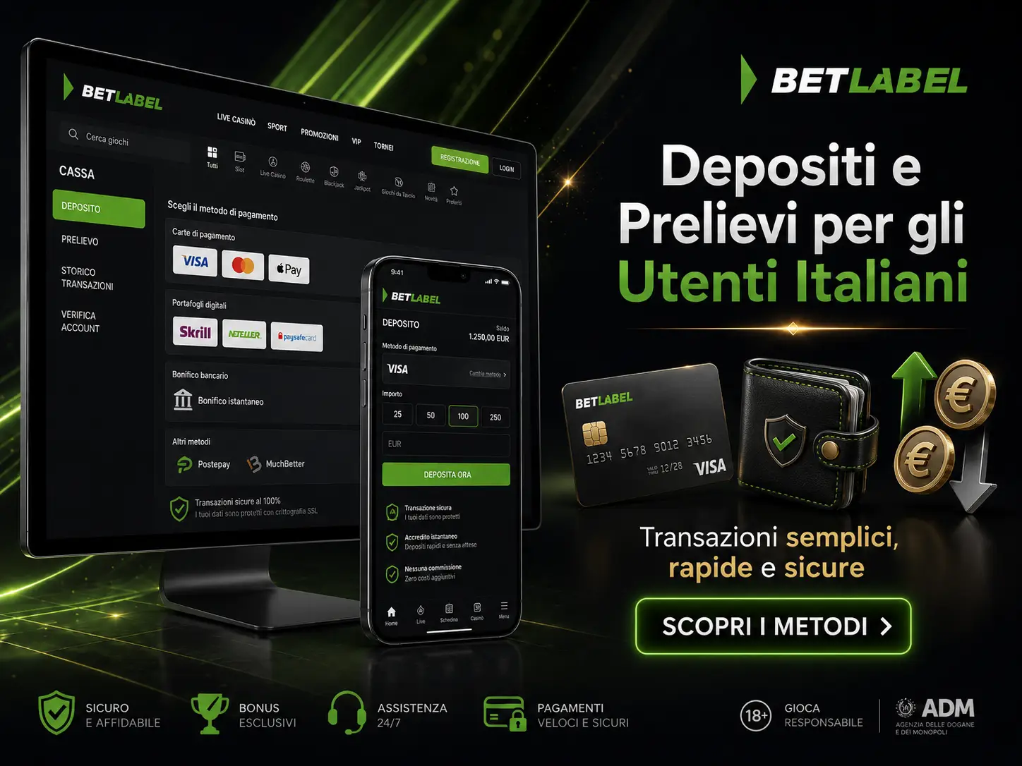 Depositi E Prelievi Nel Casino BetLabel