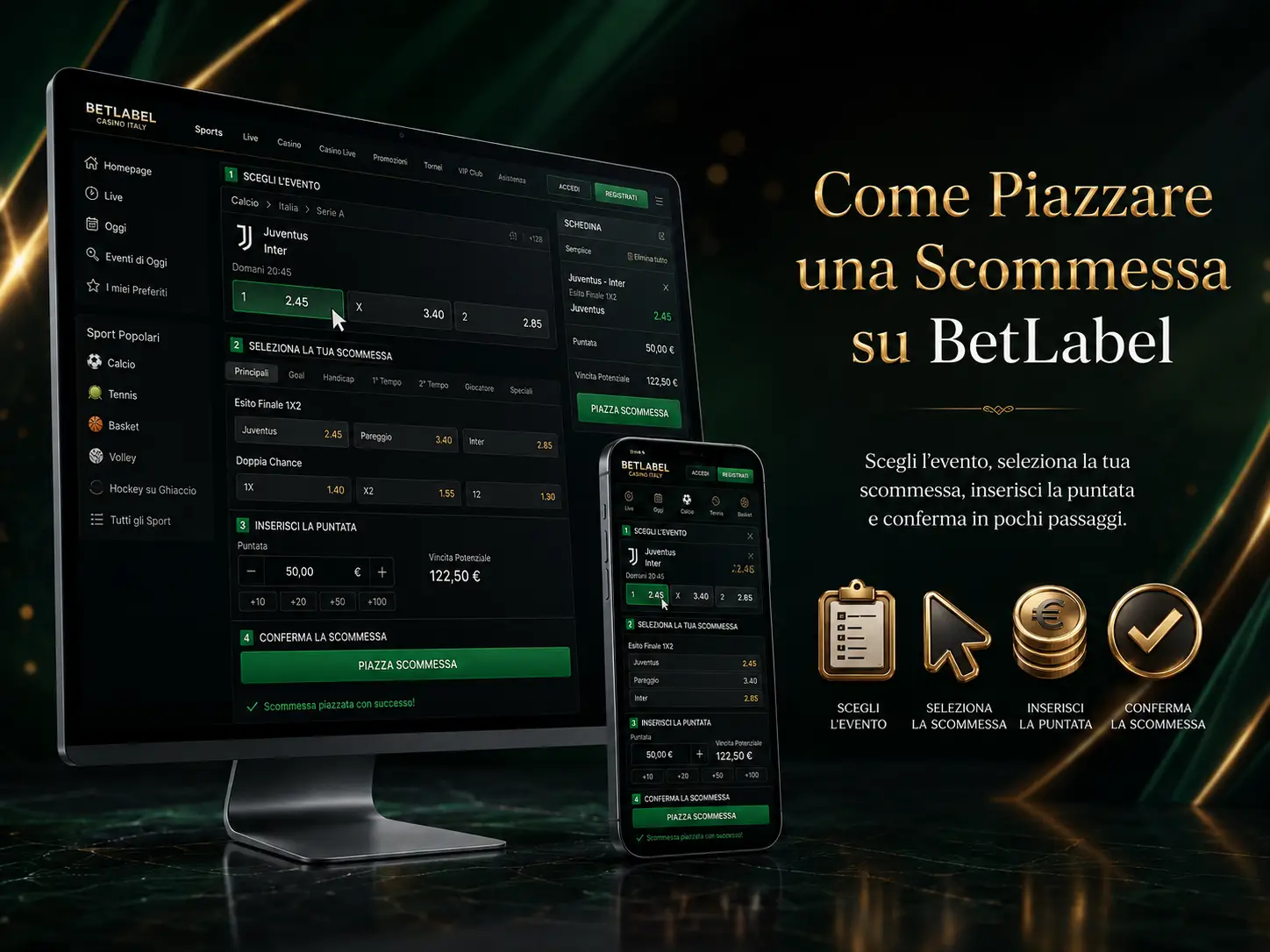 Come Funziona la Scommessa su Betlabel: Dal Kupón alla Conferma
