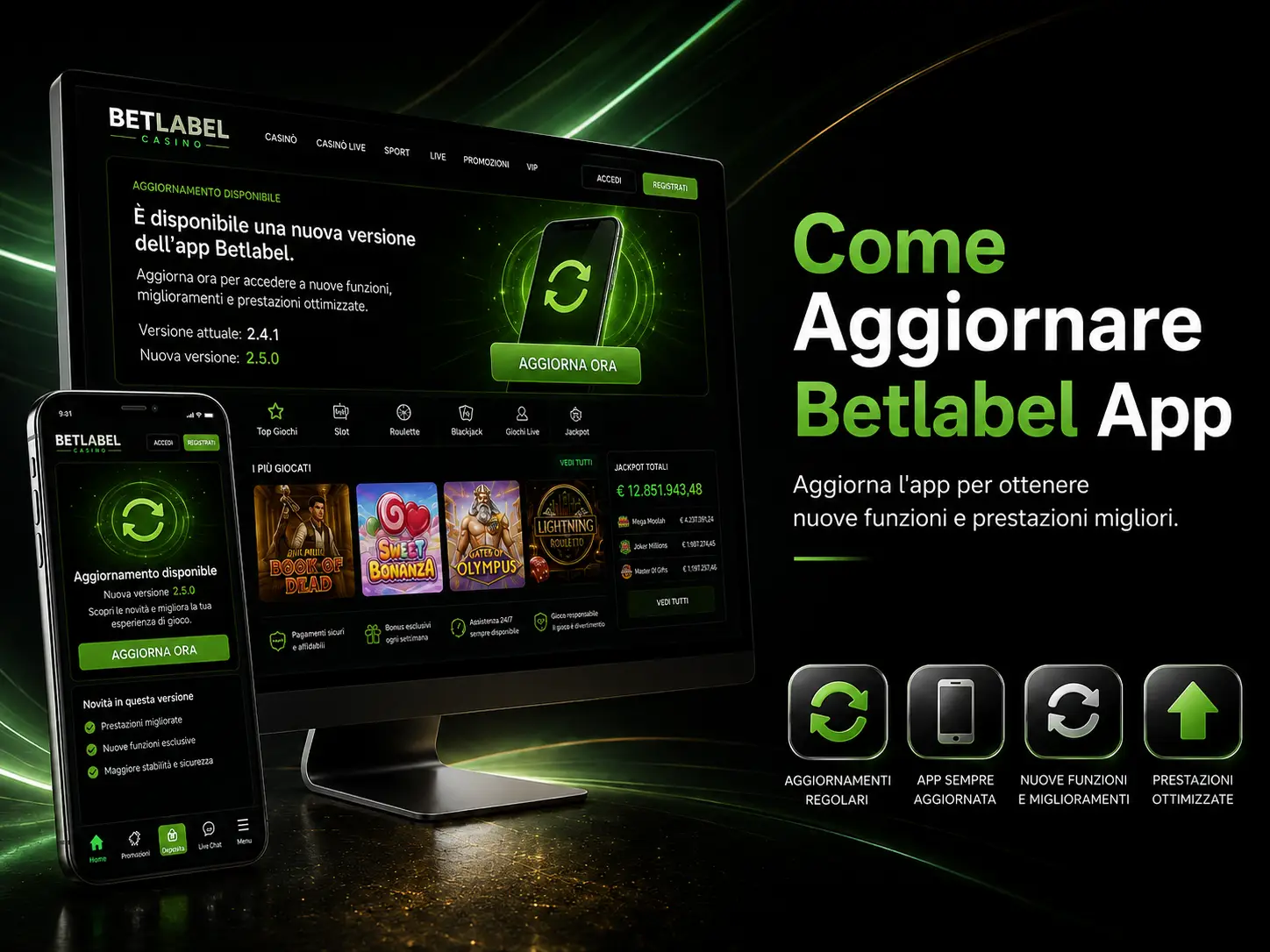 Come Aggiornare Betlabel App