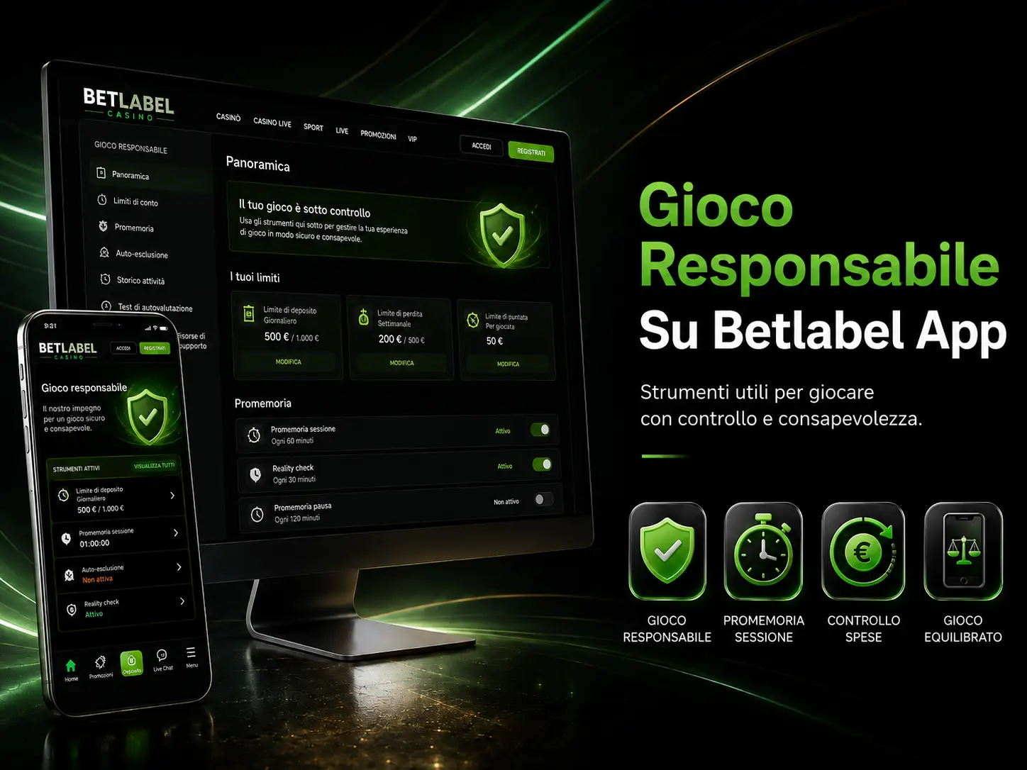 Gioco Responsabile Su Betlabel App