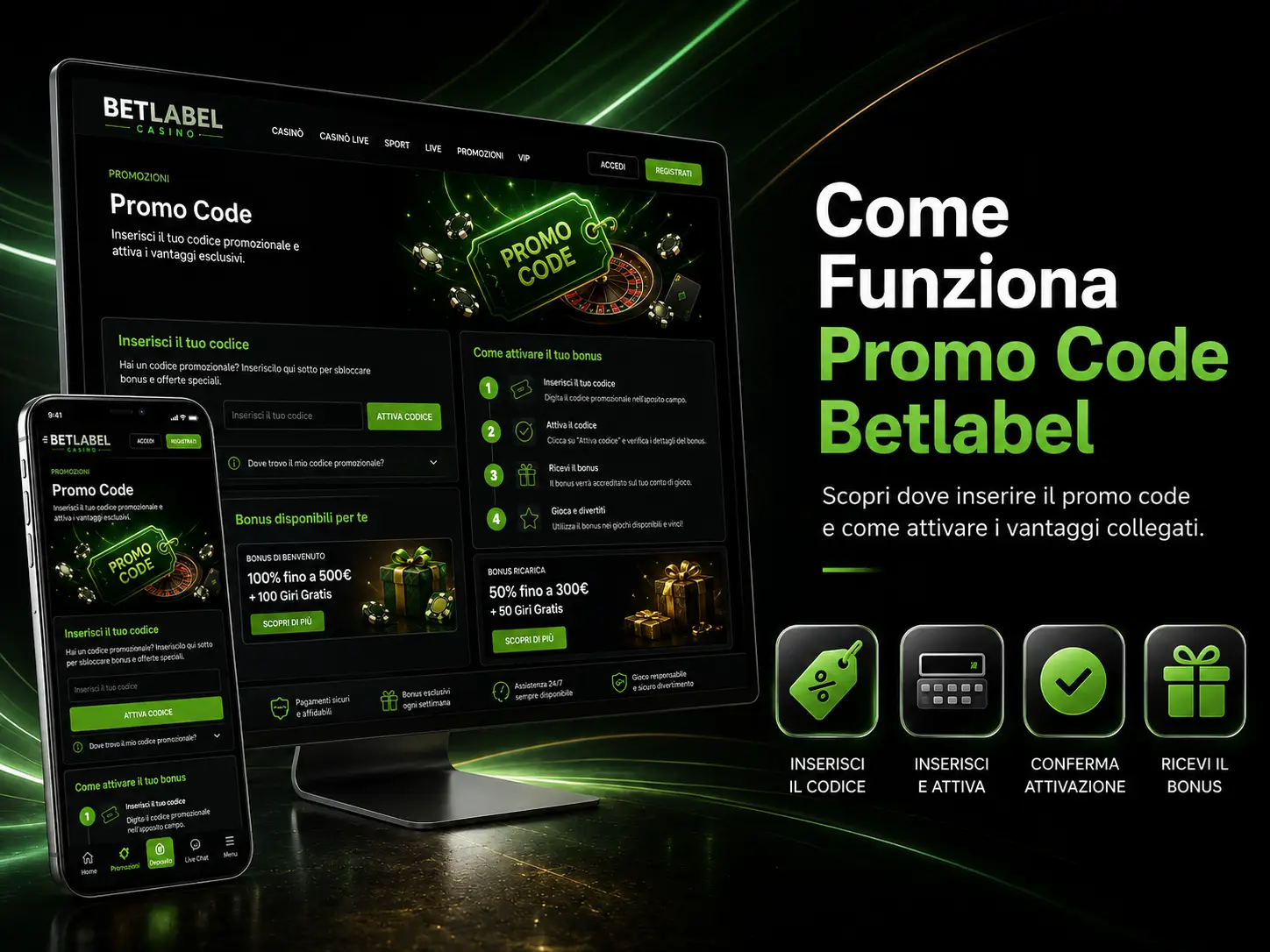 Come Funziona Promo Code Betlabel