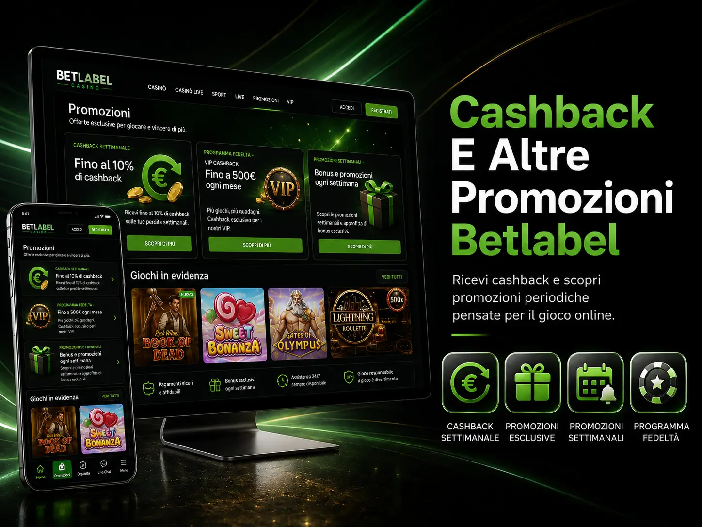 Cashback E Altre Promozioni Betlabel