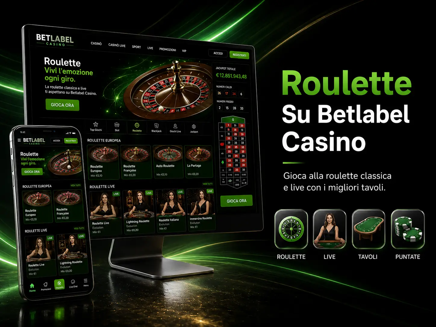 Roulette Su Betlabel Casino