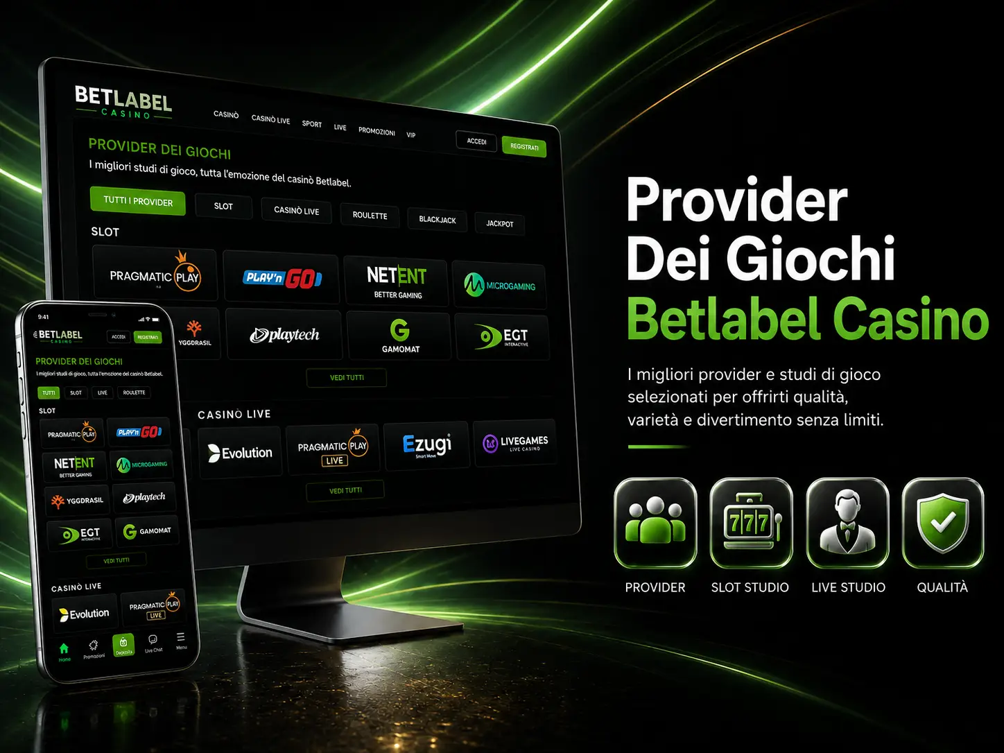 Provider Dei Giochi Betlabel Casino